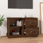 Mobile Porta TV Rovere Marrone 73x35,5x47,5cm Legno Multistrato