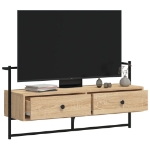 Mobile TV a Muro Rovere Sonoma 100,5x30x51 cm Legno Multistrato