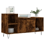 Mobile TV Rovere Fumo 100x35x55 cm in Legno Multistrato