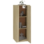 Mobile Porta TV a Parete Rovere Sonoma 40x34,5x100 cm