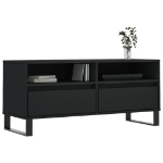 Mobile Porta TV Nero 100x34,5x44,5 cm in Legno Multistrato