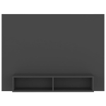 Mobile Porta TV a Muro Grigio 120x23,5x90cm in Truciolato