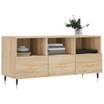 Mobile Porta TV Rovere Sonoma 102x36x50 cm in Legno Multistrato