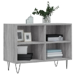 Mobile Porta TV Grigio Sonoma 69,5x30x50cm in Legno Multistrato