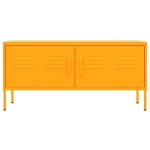 Mobile TV Giallo Senape 105x35x50 cm in Acciaio
