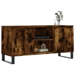 Mobile Porta TV Rovere Fumo 104x35x50 cm in Legno Multistrato