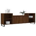 Mobile TV Rovere Marrone 160x35x55 cm in Legno Multistrato