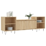 Mobile Porta TV Rovere Sonoma 160x35x55 cm Legno Multistrato