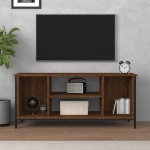 Mobile TV Rovere Marrone 102x35x45 cm in Legno Multistrato