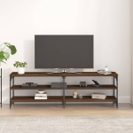 Mobile Porta TV Rovere Marrone 160x30x50 cm Legno Multistrato