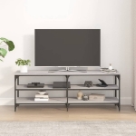 Mobile Porta TV Grigio Sonoma 140x30x50 cm in Legno Multistrato