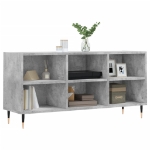 Mobile per TV Grigio Cemento 103,5x30x50 cm Legno Multistrato