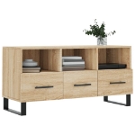 Mobile Porta TV Rovere Sonoma 102x36x50 cm in Legno Multistrato