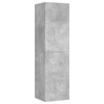 Mobili TV 2pz Grigio Cemento 30,5x30x110 cm Legno Multistrato