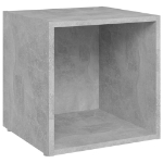 Mobili Porta TV 2pz Grigio Cemento 37x35x37cm Legno Multistrato