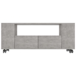 Mobile per TV Grigio Cemento 120x35x48 cm Legno Multistrato