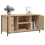 Mobile Porta TV Rovere Sonoma 100x40x50 cm in Legno Multistrato