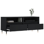 Mobile Porta TV Nero 100x34,5x44,5 cm in Legno Multistrato