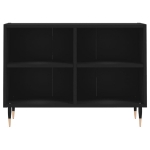 Mobile Porta TV Nero 69,5x30x50 cm in Legno Multistrato