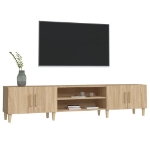 Mobile per TV Rovere Sonoma 180x31,5x40 cm in Legno Multistrato