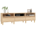 Mobile Porta TV Rovere Sonoma 150x30x44,5 cm Legno Multistrato