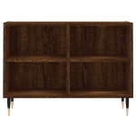 Mobile Porta TV Rovere Marrone 69,5x30x50 cm Legno Multistrato