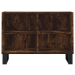 Mobile Porta TV Rovere Fumo 69,5x30x50 cm in Legno Multistrato