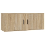 Set di Mobili Porta TV 5 pz Rovere Sonoma in Legno Multistrato