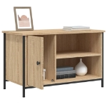 Mobile Porta TV Rovere Sonoma 80x40x50 cm in Legno Multistrato