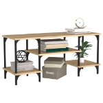 Mobile Porta TV Rovere Sonoma 102x35x45,5 cm Legno Multistrato