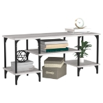 Mobile Porta TV Grigio Sonoma 102x35x45,5 cm Legno Multistrato
