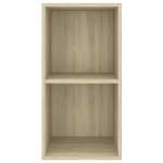 Mobile TV da Parete Rovere Sonoma 37x37x72 cm Legno Multistrato