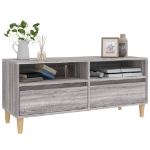 Mobile Porta TV Grigio Sonoma 100x34,5x44,5cm Legno Multistrato