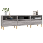 Mobile Porta TV Grigio Sonoma 150x30x44,5 cm Legno Multistrato