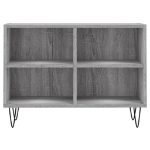 Mobile Porta TV Grigio Sonoma 69,5x30x50cm in Legno Multistrato