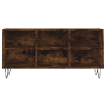 Mobile Porta TV Rovere Fumo 103,5x30x50 cm in Legno Multistrato
