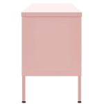 Mobile TV Rosa 105x35x50 cm in Acciaio