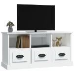 Mobile Porta TV Bianco 100x35x50 cm in Legno Multistrato