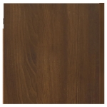 Armadietti TV a Parete 8 pz Rovere Marrone 30,5x30x30 cm