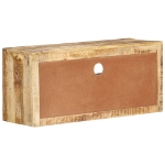 Comodini 2pz 88x30x40 cm in Legno Massello di Mango