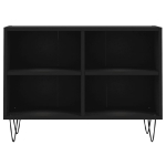 Mobile Porta TV Nero 69,5x30x50 cm in Legno Multistrato