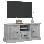 Mobile Porta TV Grigio Cemento 100x35,5x45cm Legno Multistrato