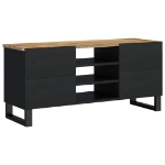 Mobile TV 100x33x46cm Legno Massello Mango e Legno Multistrato