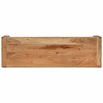 Mobile Porta TV 110x33x33 cm in Legno Massello di Acacia