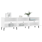 Mobile Porta TV Bianco 150x30x44,5 cm in Legno Multistrato