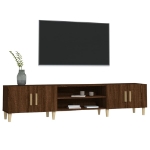 Mobile TV Rovere Marrone 180x31,5x40 cm in Legno Multistrato