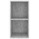 Mobile TV da Parete Grigio Cemento 37x37x72cm Legno Multistrato