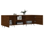 Mobile Porta TV Rovere Marrone 150x30x50cm in Legno Multistrato