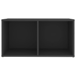 Mobili TV 2 pz Grigi 72x35x36,5 cm in Truciolato
