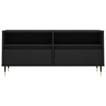 Mobile Porta TV Nero 100x34,5x44,5 cm in Legno Multistrato